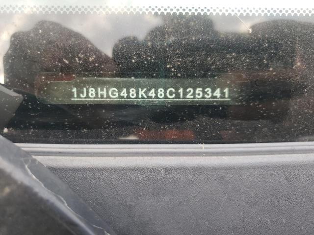 1J8HG48K48C125341 - 2008 JEEP COMMANDER SPORT ბურგუნდია ფოტო 14