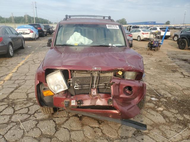 1J8HG48K48C125341 - 2008 JEEP COMMANDER SPORT ბურგუნდია ფოტო 5