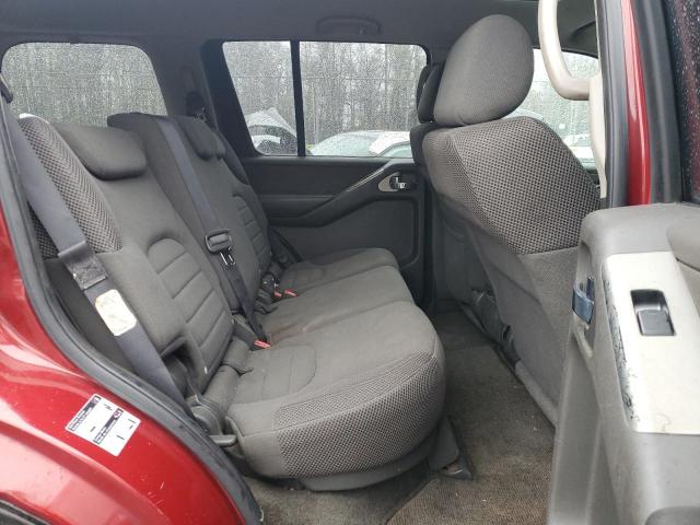 5N1AR18W56C667710 - 2006 NISSAN PATHFINDER LE წითელი ფოტო 10