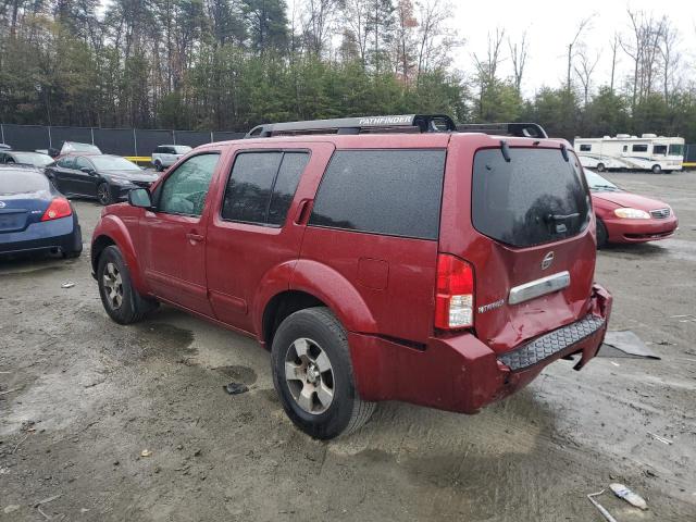5N1AR18W56C667710 - 2006 NISSAN PATHFINDER LE წითელი ფოტო 2