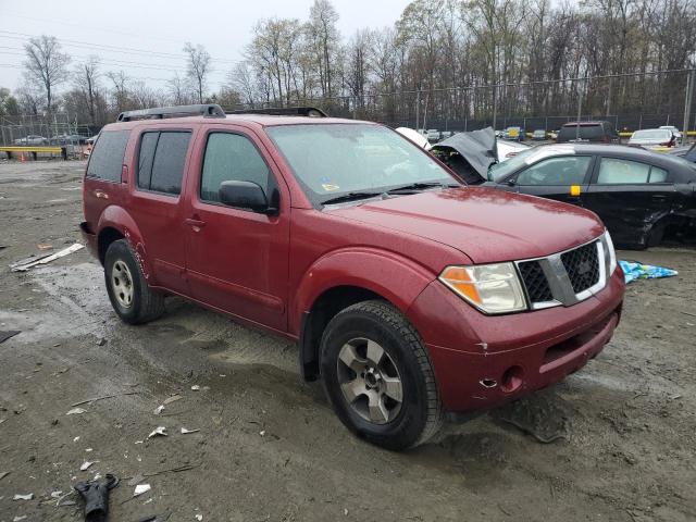5N1AR18W56C667710 - 2006 NISSAN PATHFINDER LE წითელი ფოტო 4