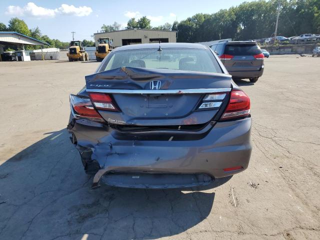 2HGFB2F99EH536603 - 2014 HONDA CIVIC EXL GRAY photo 6