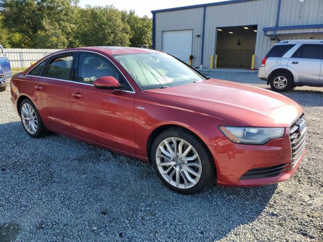 WAUFGAFC3EN036639 - 2014 AUDI A6 PREMIUM PLUS RED photo 4