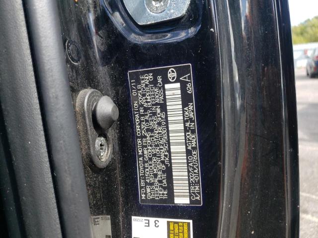 JTKJF5C75B3019145 - 2011 TOYOTA SCION TC 黑色 照片 12