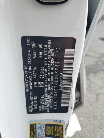 5XXGT4L34KG311371 - 2019 KIA OPTIMA LX WHITE photo 13