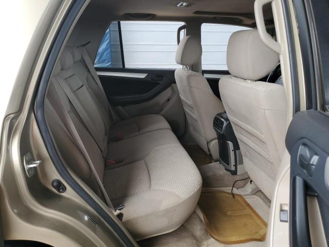 JTEBU14R668063802 - 2006 TOYOTA 4RUNNER SR5 ოქროსფერი ფოტო 10