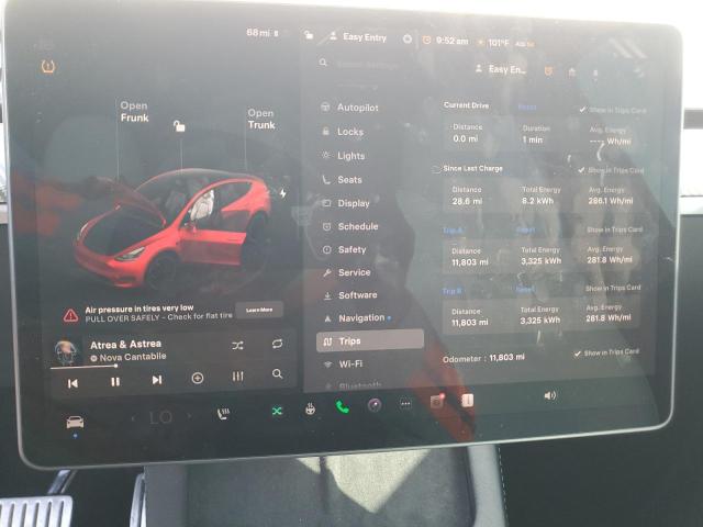 7SAYGDEF2PF692831 - 2023 TESLA MODEL Y თეთრი ფოტო 9