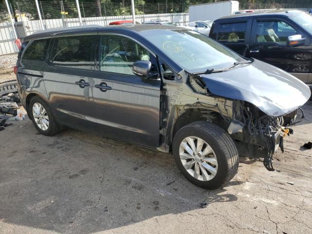 KNDMC5C12G6159328 - 2016 KIA SEDONA EX GRAY photo 4