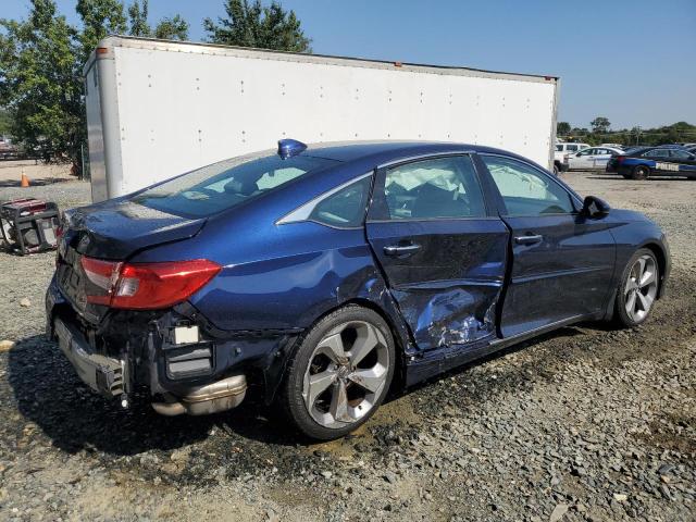 1HGCV1F90JA073506 - 2018 HONDA ACCORD TOURING BLUE photo 3