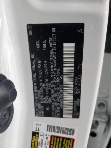 5TDHZRBH9NS246128 - 2022 TOYOTA HIGHLANDER XLE WHITE photo 13