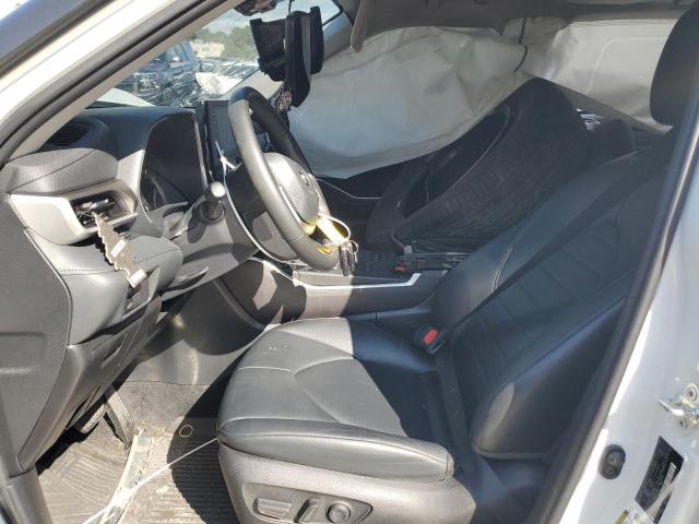 5TDHZRBH9NS246128 - 2022 TOYOTA HIGHLANDER XLE WHITE photo 7