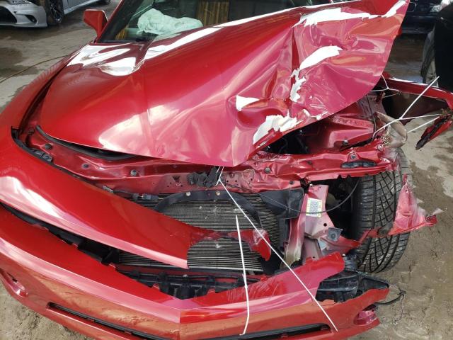 2G1FG3D39D9144727 - 2013 CHEVROLET CAMARO LT RED photo 11