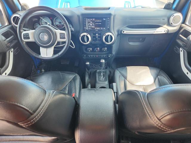 1C4BJWEG3EL198710 - 2014 JEEP WRANGLER U SAHARA BLUE photo 8