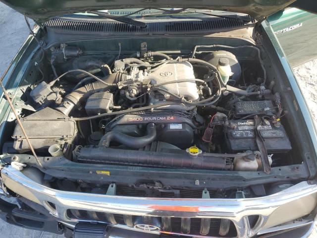 5TEGN92N42Z050772 - 2002 TOYOTA TACOMA DOUBLE CAB PRERUNNER GREEN photo 11