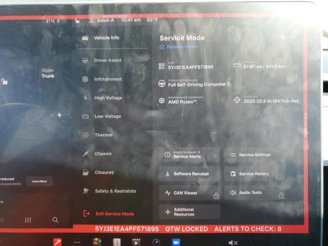 5YJ3E1EA4PF571895 - 2023 TESLA MODEL 3 Czarny zdjęcie 9