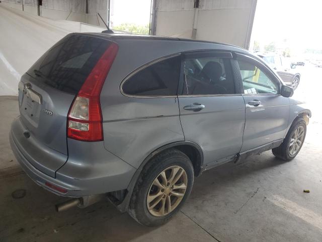 5J6RE4H76AL020314 - 2010 HONDA CR-V EXL BLUE photo 3