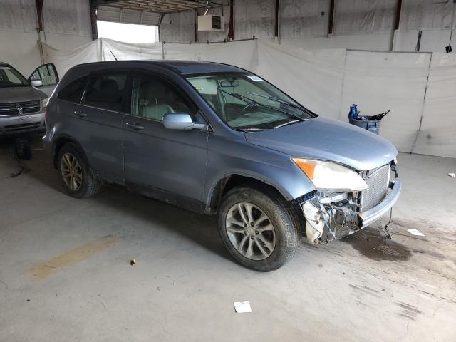 5J6RE4H76AL020314 - 2010 HONDA CR-V EXL BLUE photo 4