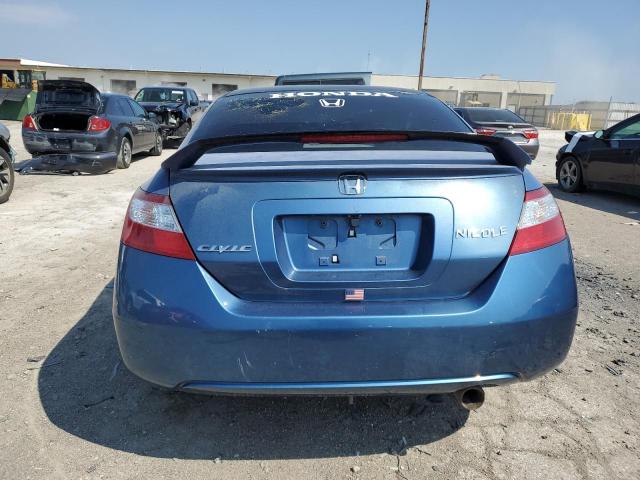 2HGFG12858H561883 - 2008 HONDA CIVIC EX BLUE photo 6