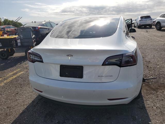 5YJ3E1EB1NF272211 - 2022 TESLA MODEL 3 白色 照片 6