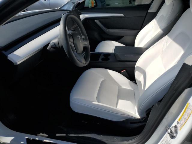 5YJ3E1EB1NF272211 - 2022 TESLA MODEL 3 白色 照片 7
