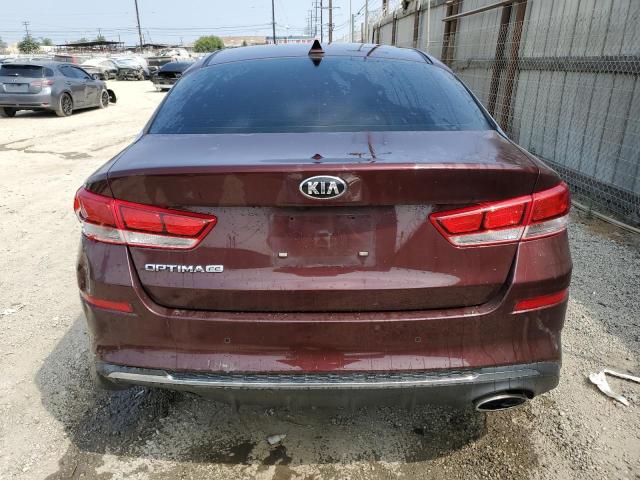 5XXGT4L35KG321360 - 2019 KIA OPTIMA LX 勃艮第红 照片 6