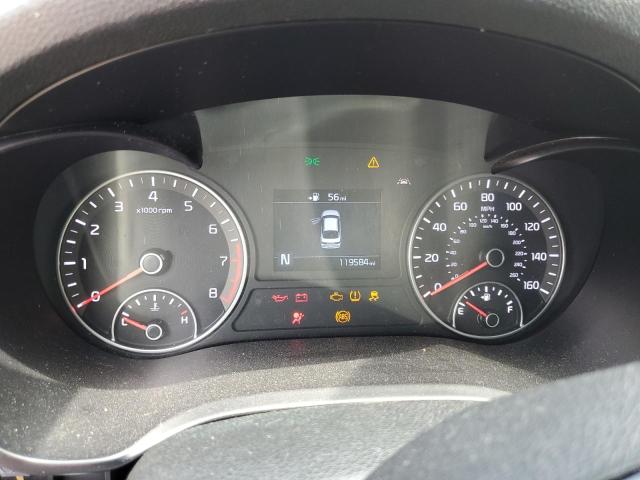 5XXGT4L35KG321360 - 2019 KIA OPTIMA LX 勃艮第红 照片 9