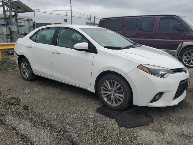 2T1BURHEXFC390766 - 2015 TOYOTA COROLLA L WHITE photo 4