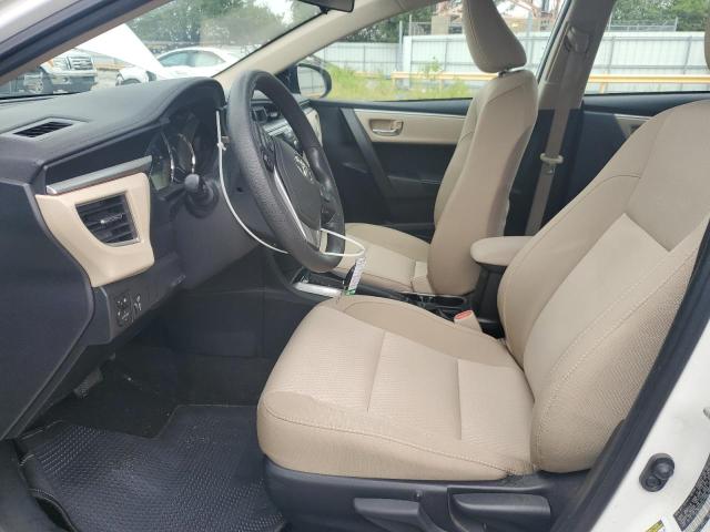 2T1BURHEXFC390766 - 2015 TOYOTA COROLLA L WHITE photo 7