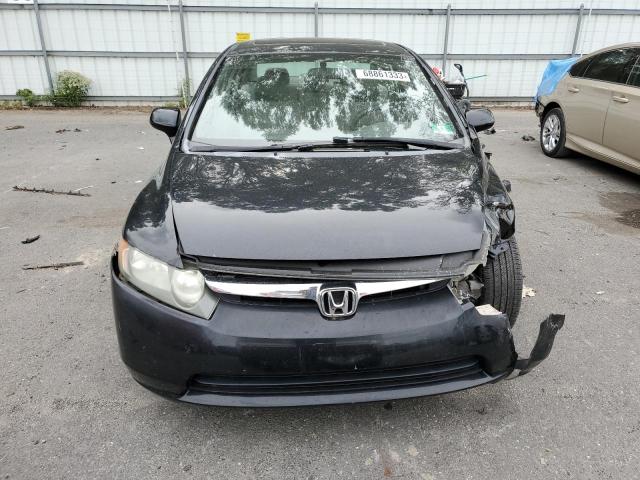 1HGFA16807L003906 - 2007 HONDA CIVIC EX BLACK photo 5