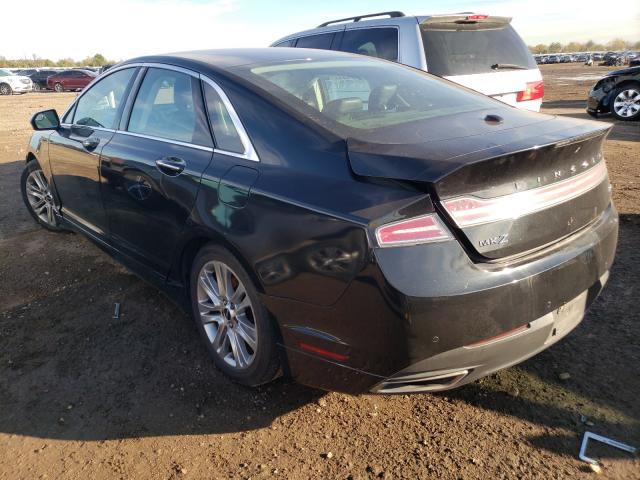 3LN6L2LU1FR615821 - 2015 LINCOLN MKZ HYBRID BLACK photo 3