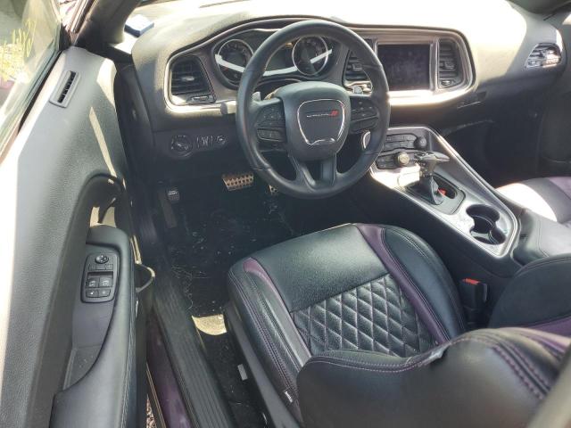 2C3CDZFJ3MH635001 - 2021 DODGE CHALLENGER R/T SCAT PACK PURPLE photo 8