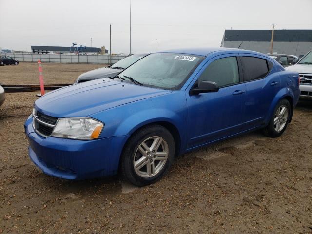 1B3LC56R68N554330 - 2008 DODGE AVENGER SXT BLUE photo 1