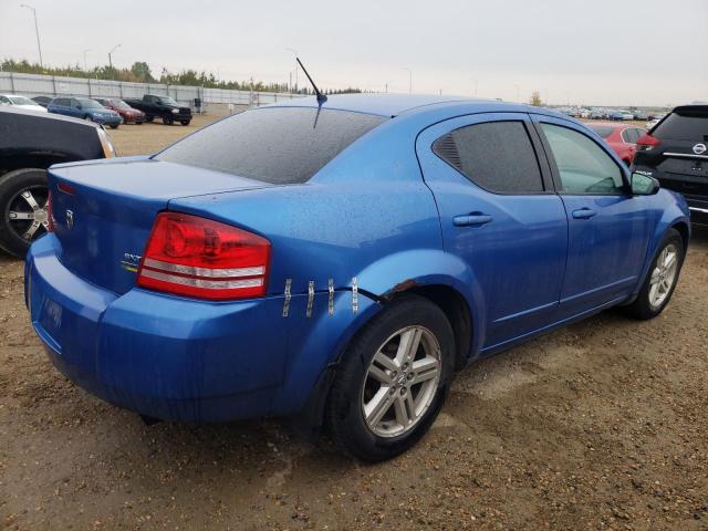 1B3LC56R68N554330 - 2008 DODGE AVENGER SXT BLUE photo 3