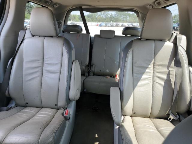 5TDDK3DC1CS040350 - 2012 TOYOTA SIENNA XLE გრაფიტი ფოტო 10