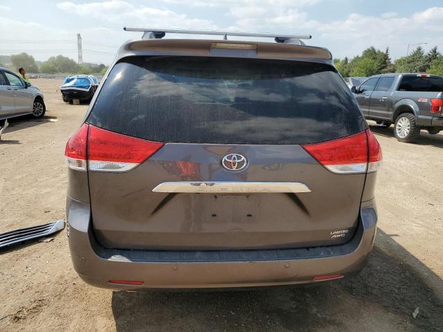 5TDDK3DC1CS040350 - 2012 TOYOTA SIENNA XLE გრაფიტი ფოტო 6