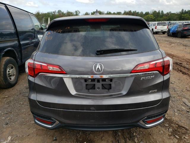 5J8TB4H39HL037749 - 2017 ACURA RDX GRAY photo 6