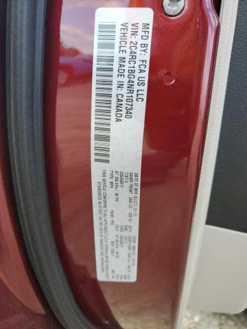 2C4RC1BG4NR107340 - 2022 CHRYSLER PACIFICA TOURING L BURGUNDY photo 13