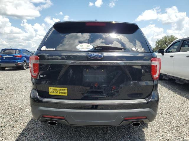 1FM5K7D89JGA40154 - 2018 FORD EXPLORER XLT Чорний фото 6
