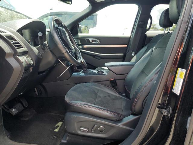 1FM5K7D89JGA40154 - 2018 FORD EXPLORER XLT Чорний фото 7