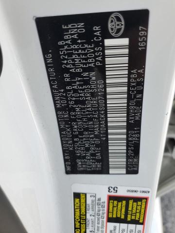 4T1DAACK4SU071260 - 2025 TOYOTA CAMRY XSE 白色 照片 13