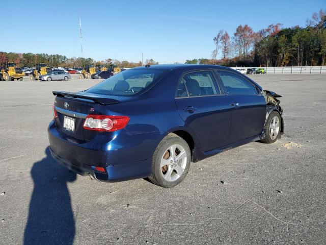 5YFBU4EE2CP070411 - 2012 TOYOTA COROLLA BASE BLUE photo 3
