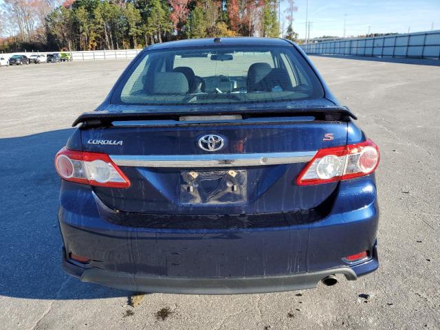 5YFBU4EE2CP070411 - 2012 TOYOTA COROLLA BASE BLUE photo 6