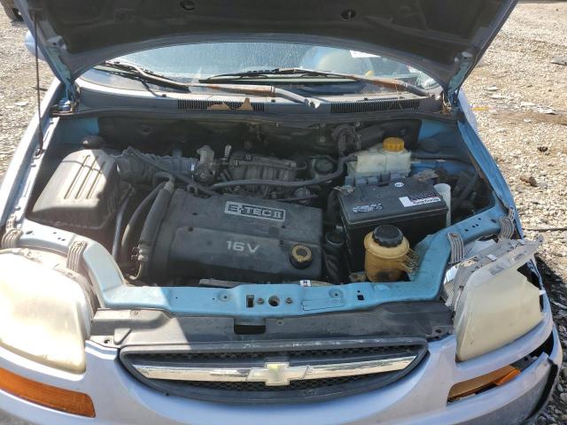 KL1TD52645B406642 - 2005 CHEVROLET AVEO BASE Mavi foto 11