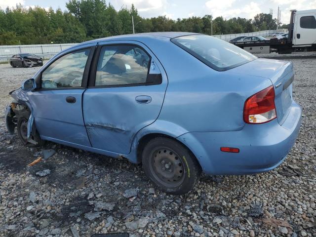 KL1TD52645B406642 - 2005 CHEVROLET AVEO BASE Mavi foto 2