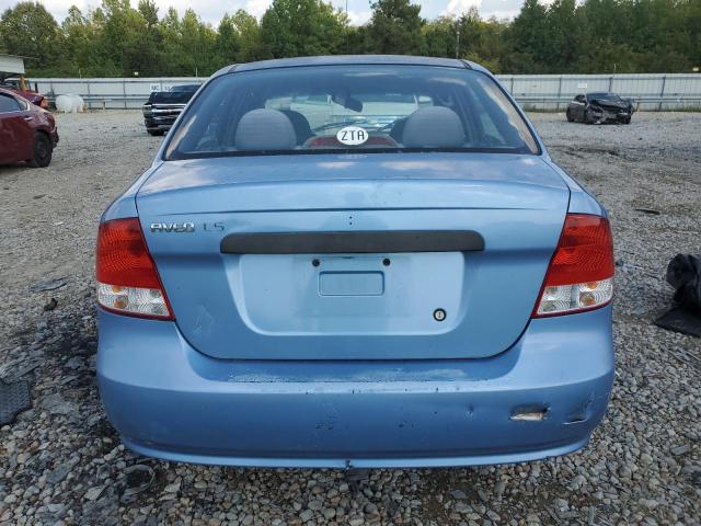 KL1TD52645B406642 - 2005 CHEVROLET AVEO BASE Mavi foto 6