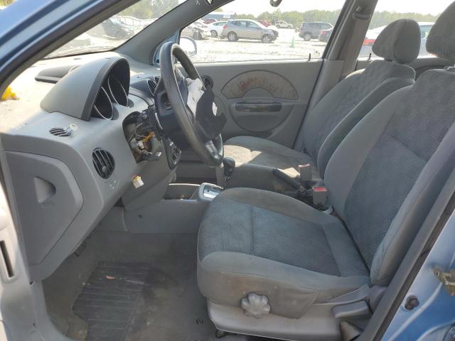 KL1TD52645B406642 - 2005 CHEVROLET AVEO BASE Mavi foto 7