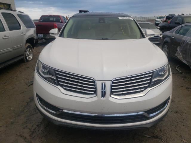 2LMTJ8LR9GBL89653 - 2016 LINCOLN MKX RESERVE თეთრი ფოტო 5