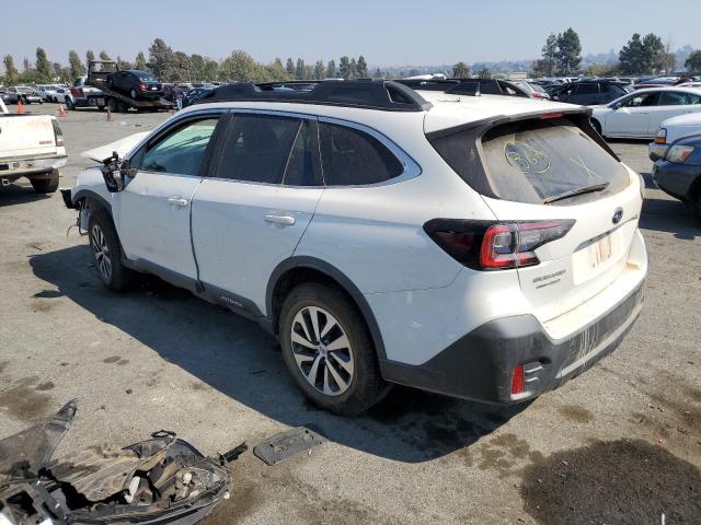 4S4BTACC6L3192020 - 2020 SUBARU OUTBACK PREMIUM WHITE photo 2