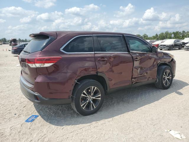 5TDZARFHXKS042441 - 2019 TOYOTA HIGHLANDER LE BURGUNDY photo 3