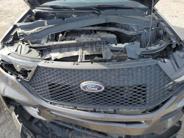 1FM5K8AB4LGA64015 - 2020 FORD EXPLORER POLICE INTERCEPTOR GRAY photo 12